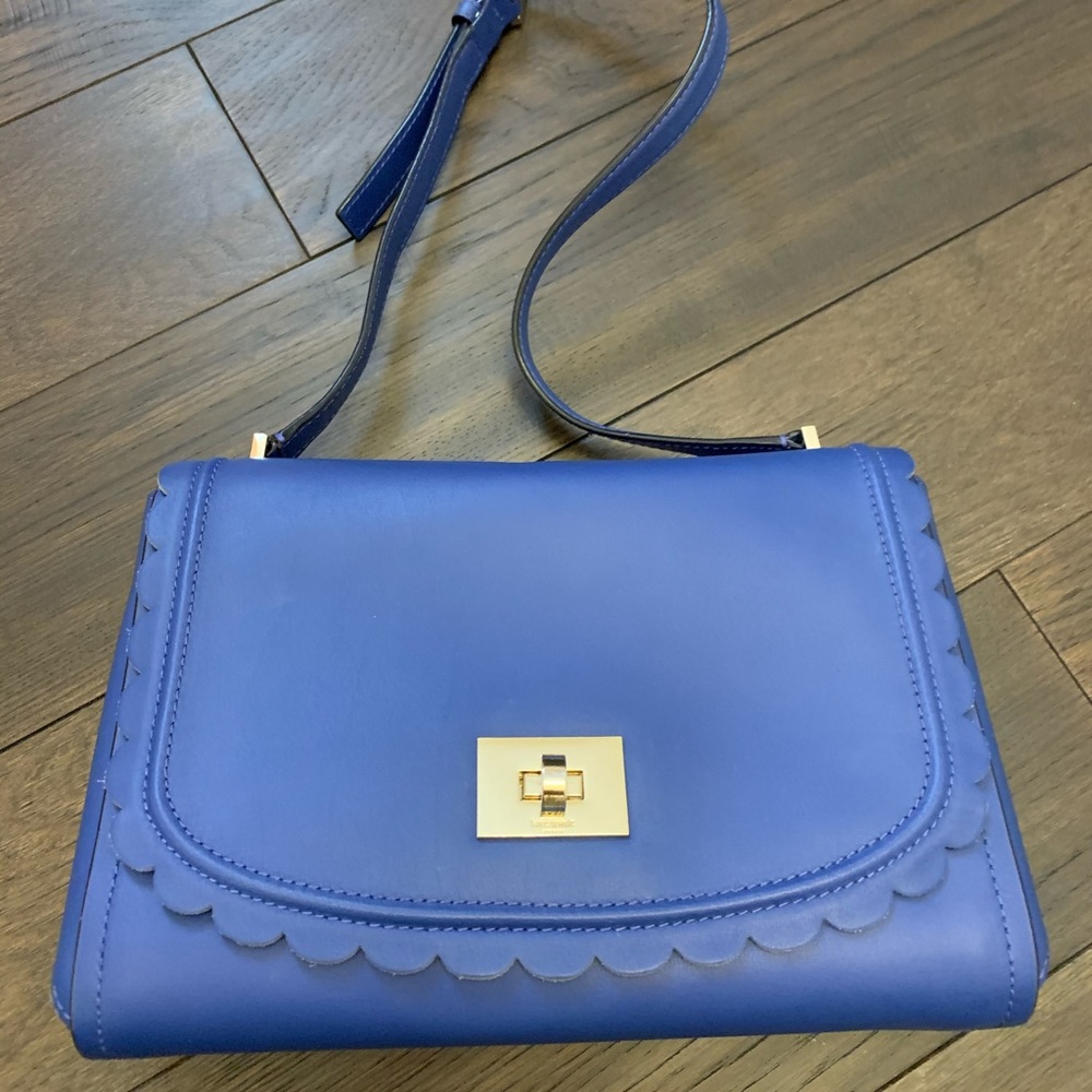 Kate Spade Jazmin Maple Court blue handbag